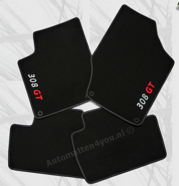 Rubber automatten voor Peugeot 208 (2012-2019), Peugeot 2008 (2013-2019