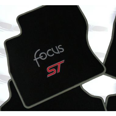 venijn grot omhelzing Automatten FORD FOCUS in hoogwaardig velours met logo FOCUS ST