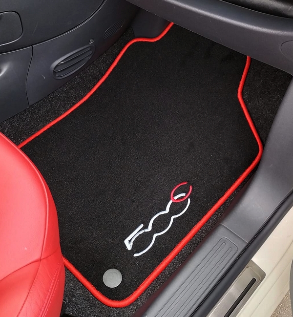 fiat 500 matten met logo